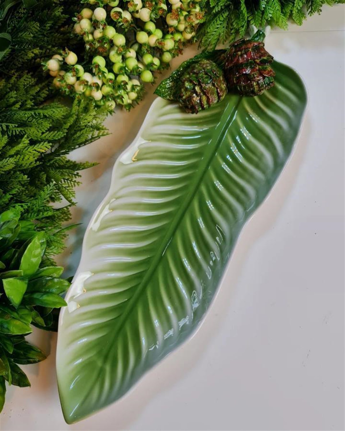 enginar yaprak tabak