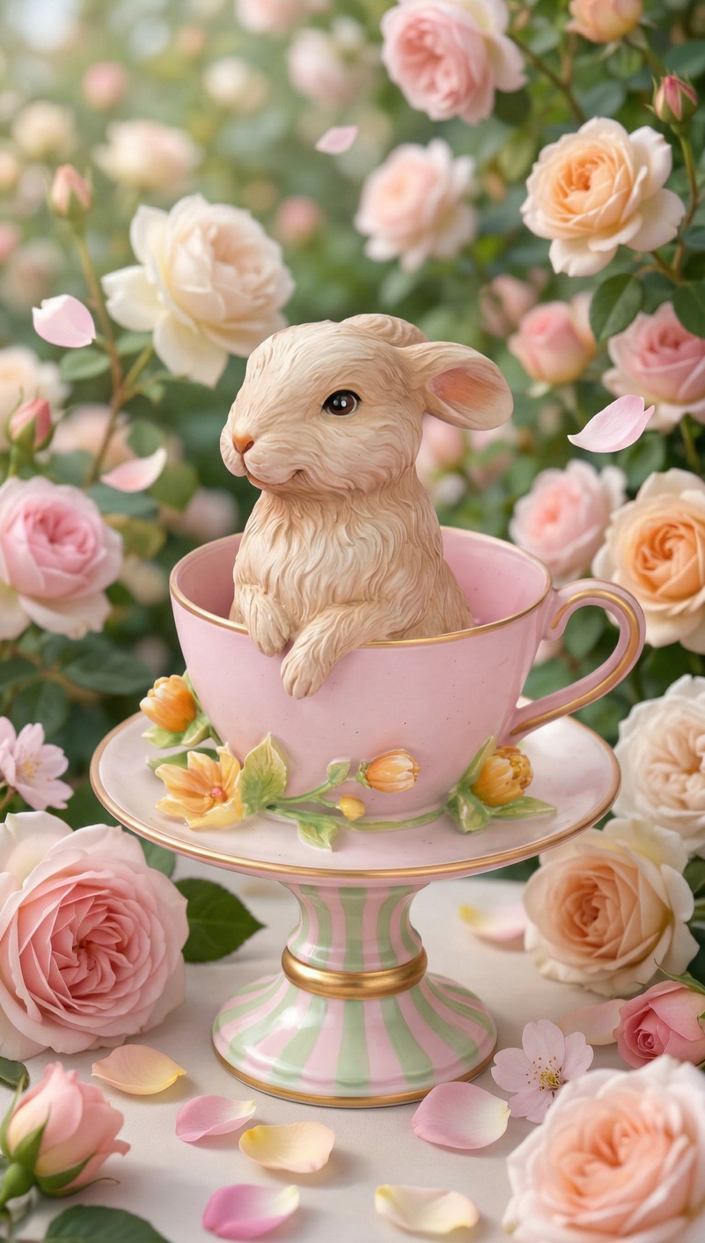 fincanda bunny deco pembe 26 cm