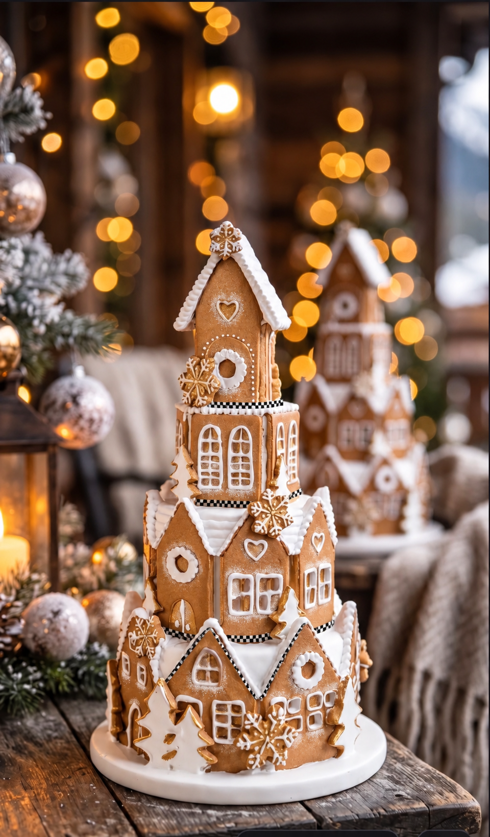 Gingerbread Village decor 41 cm