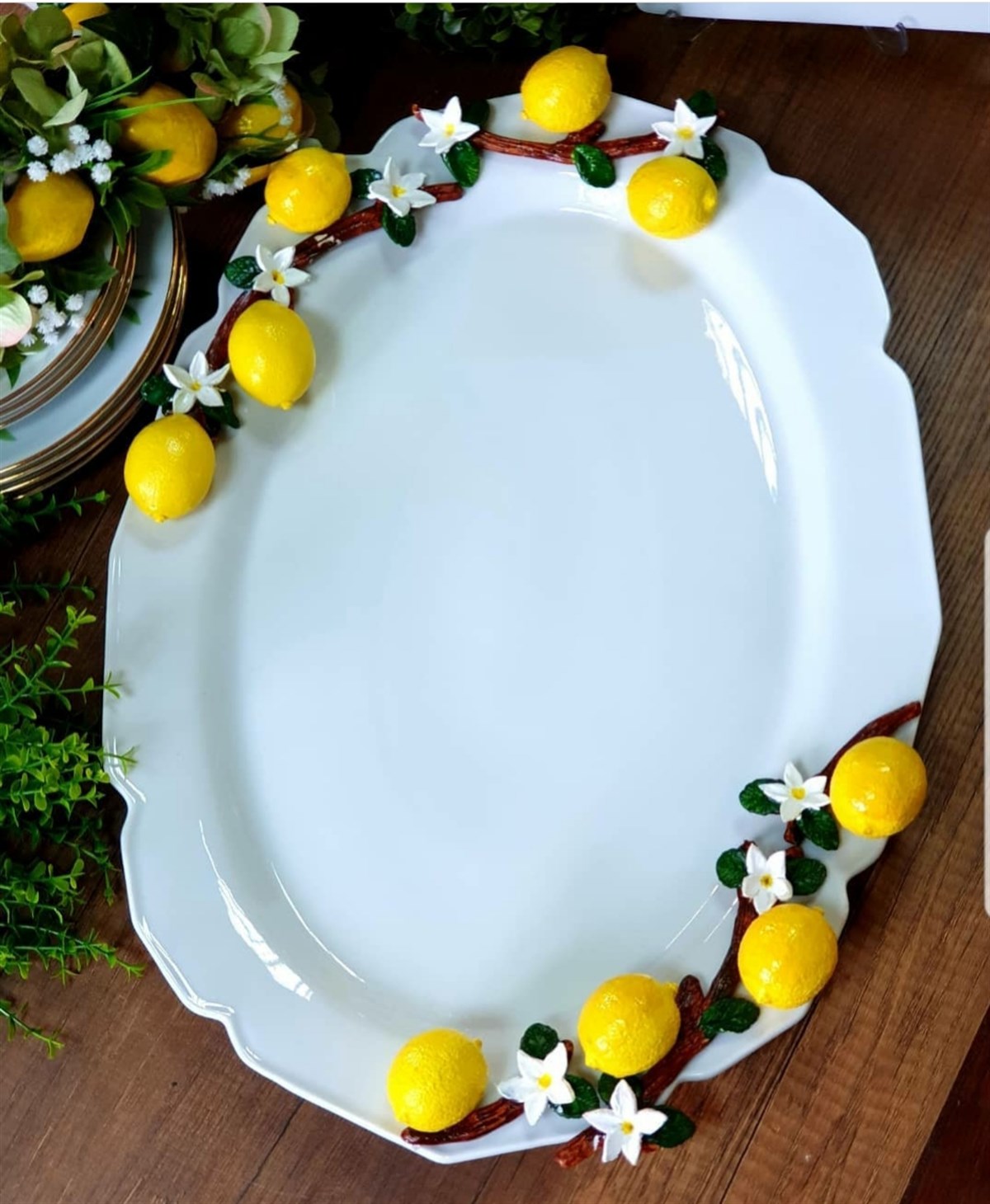 LİMON ÇİÇEĞİ OVAL 52 CM