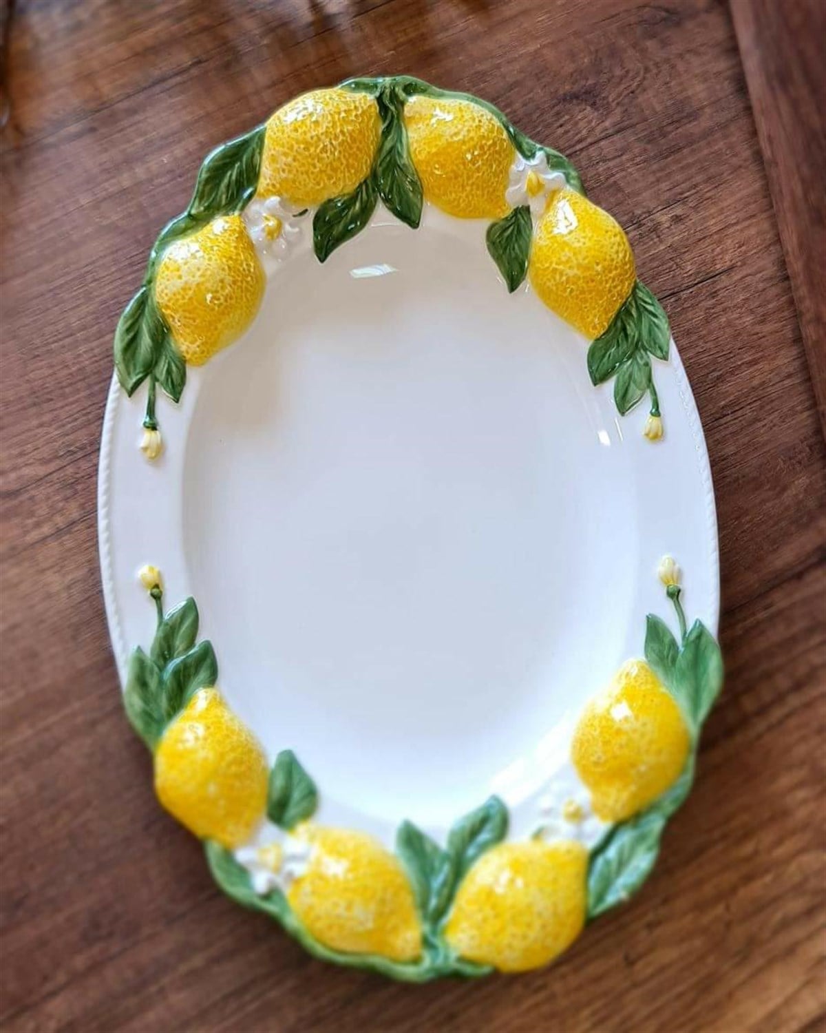 limonlu oval çukur 38 cm