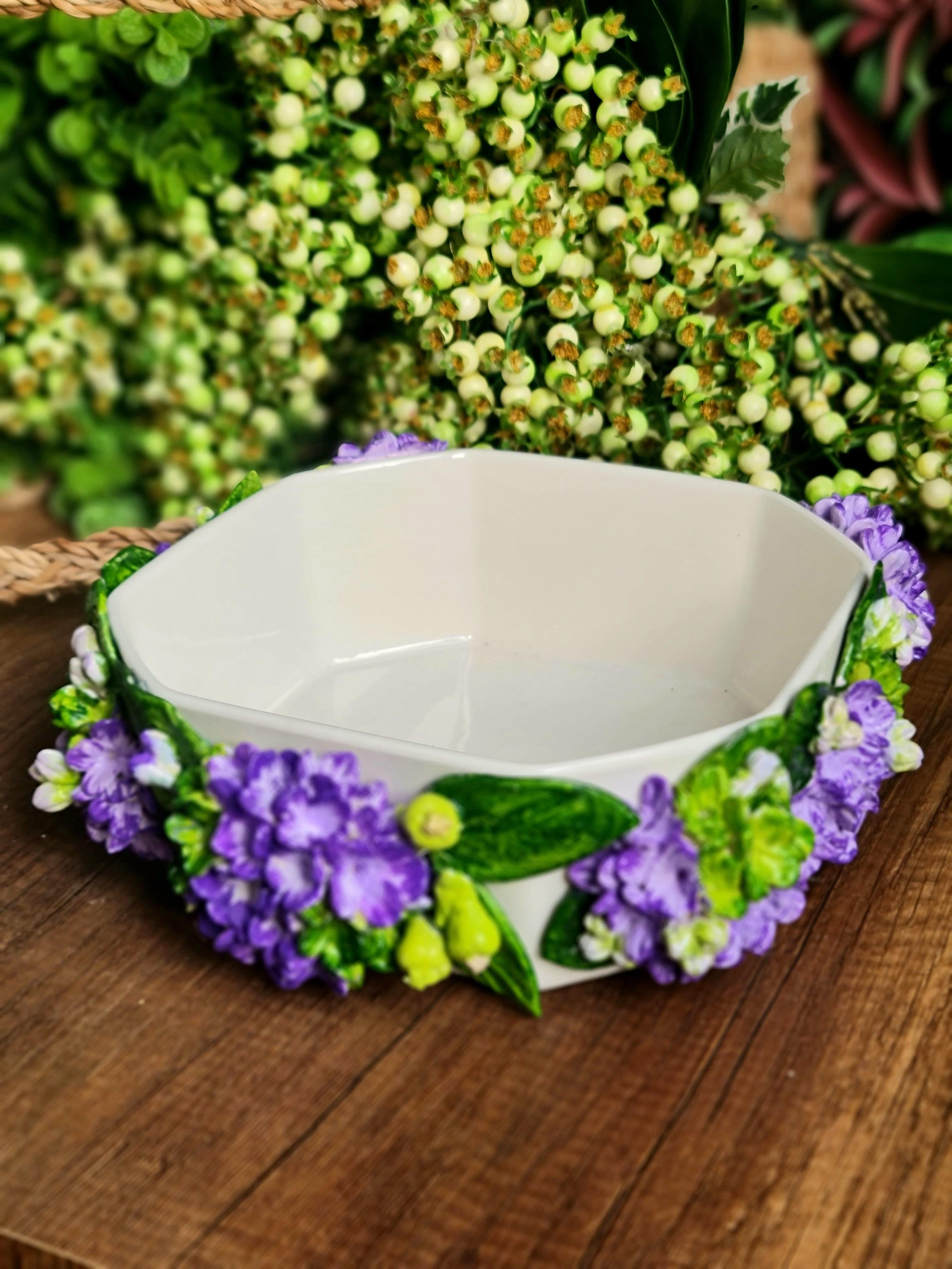 Ortanca kare salata kasesi 24 cm