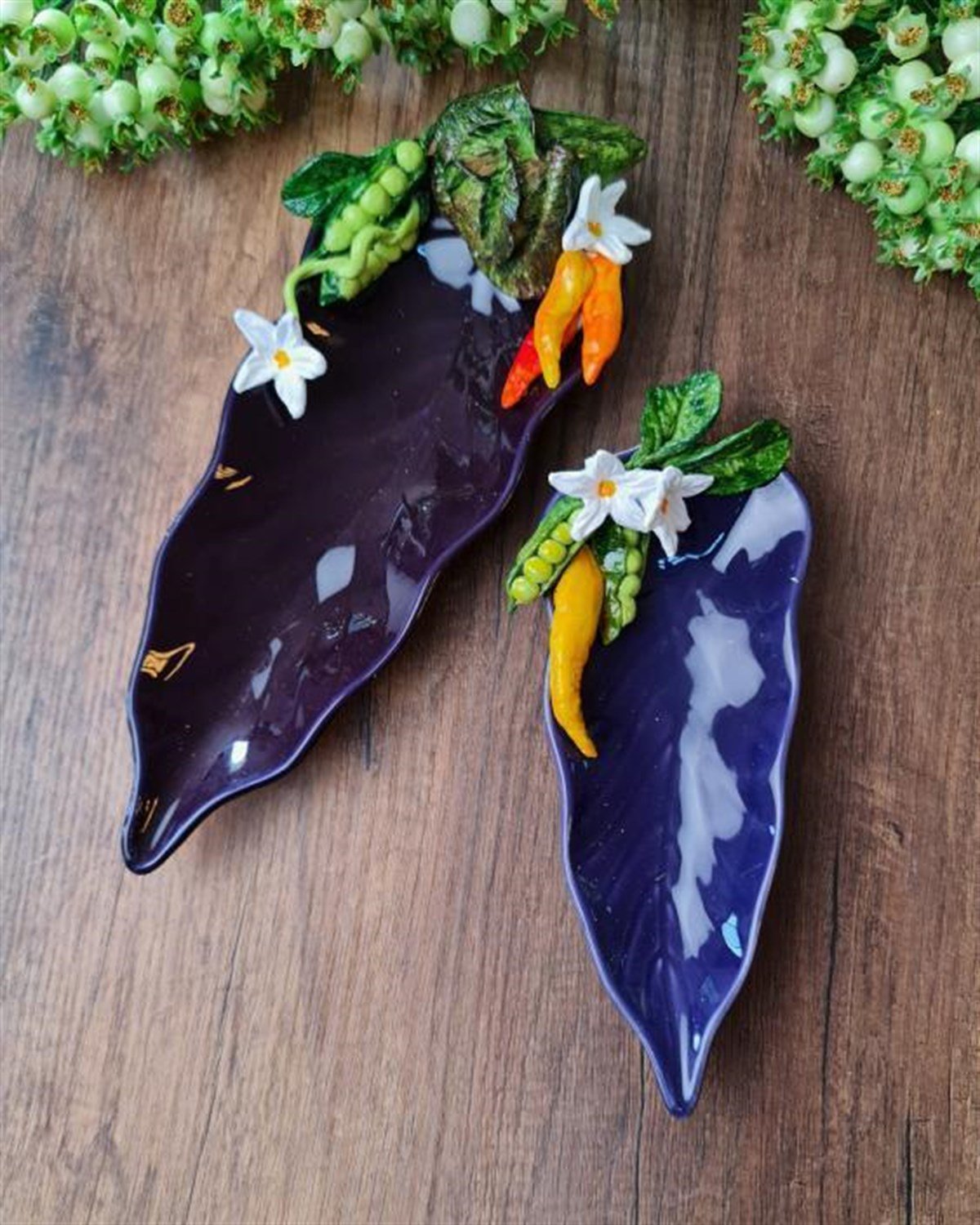 2 li yaprak sunum 30 cm   24 cm