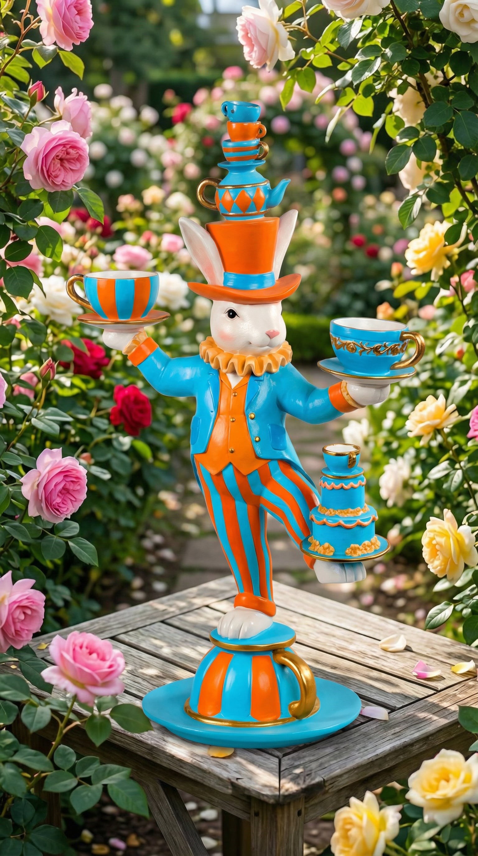 Alice Pink Tea Time decor 58 cm