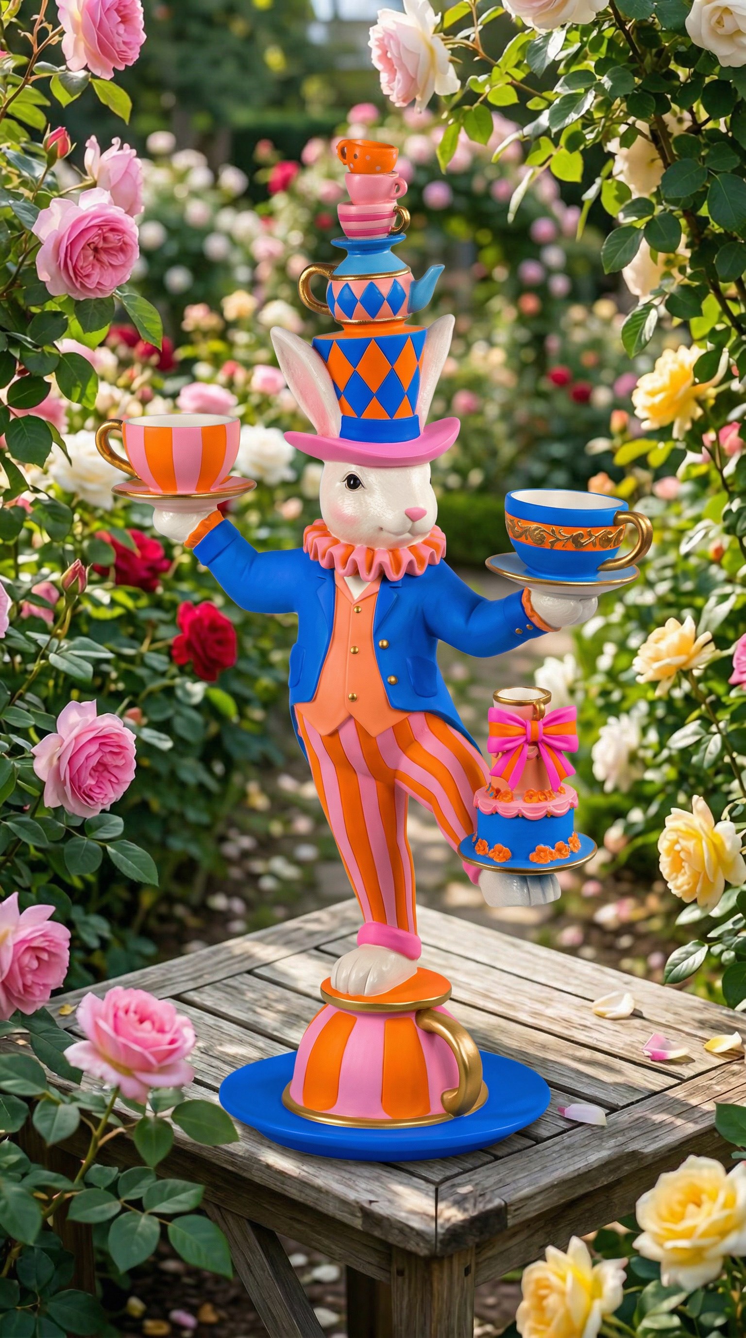 Alice Pink Tea Time decor 58 cm