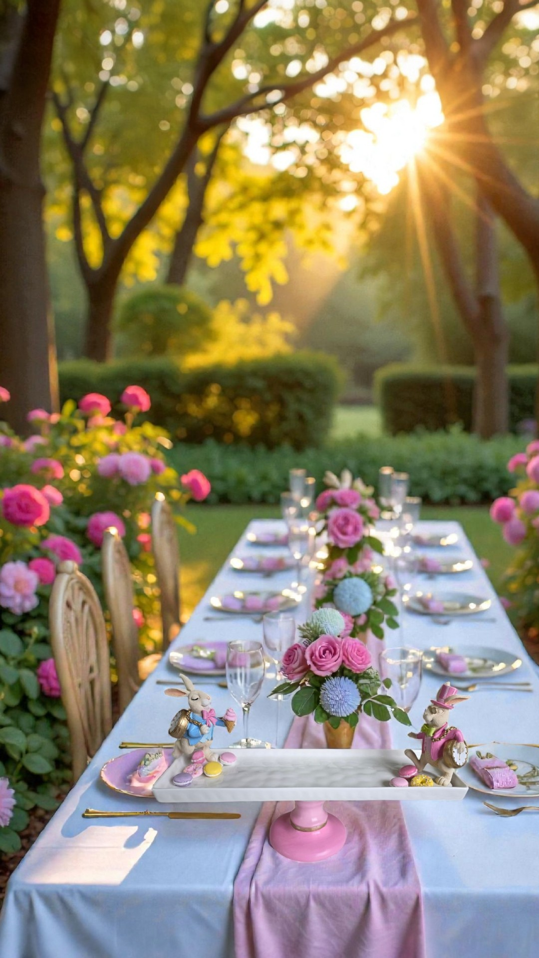 ayaklı bunny sunum tabağı