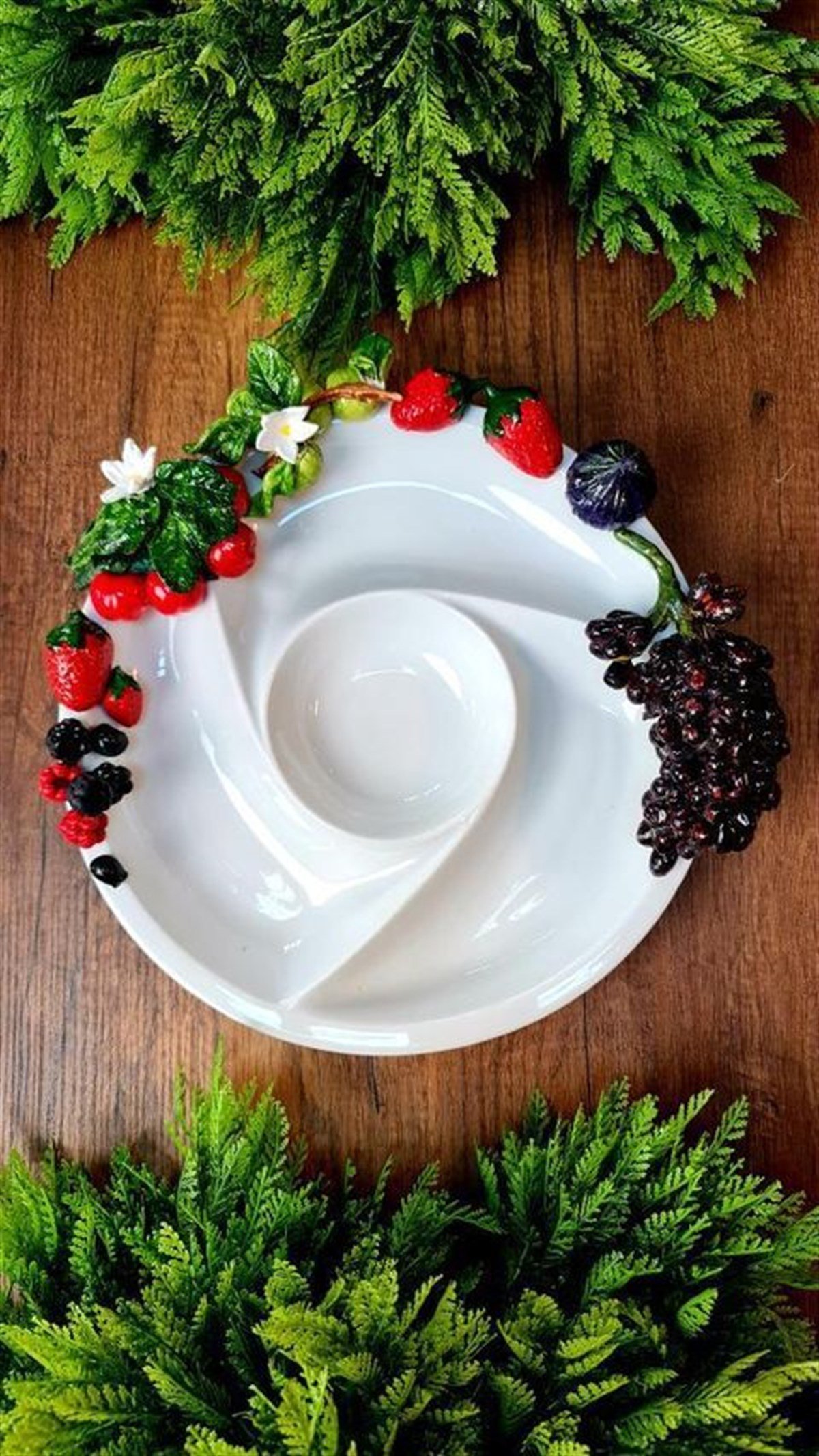 berry bölmeli tabak 29 cm