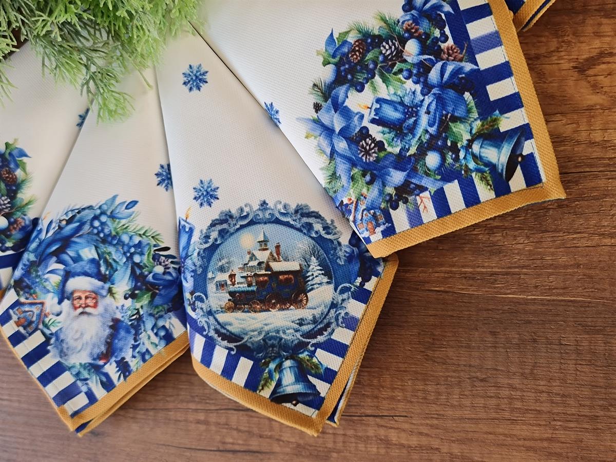 Blueberry  Christmas peçete 6 lı