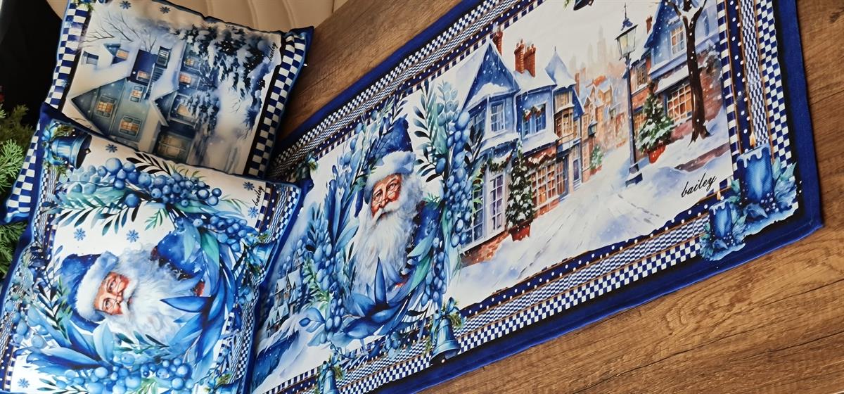 Blueberry Christmas runner 140*60 cm