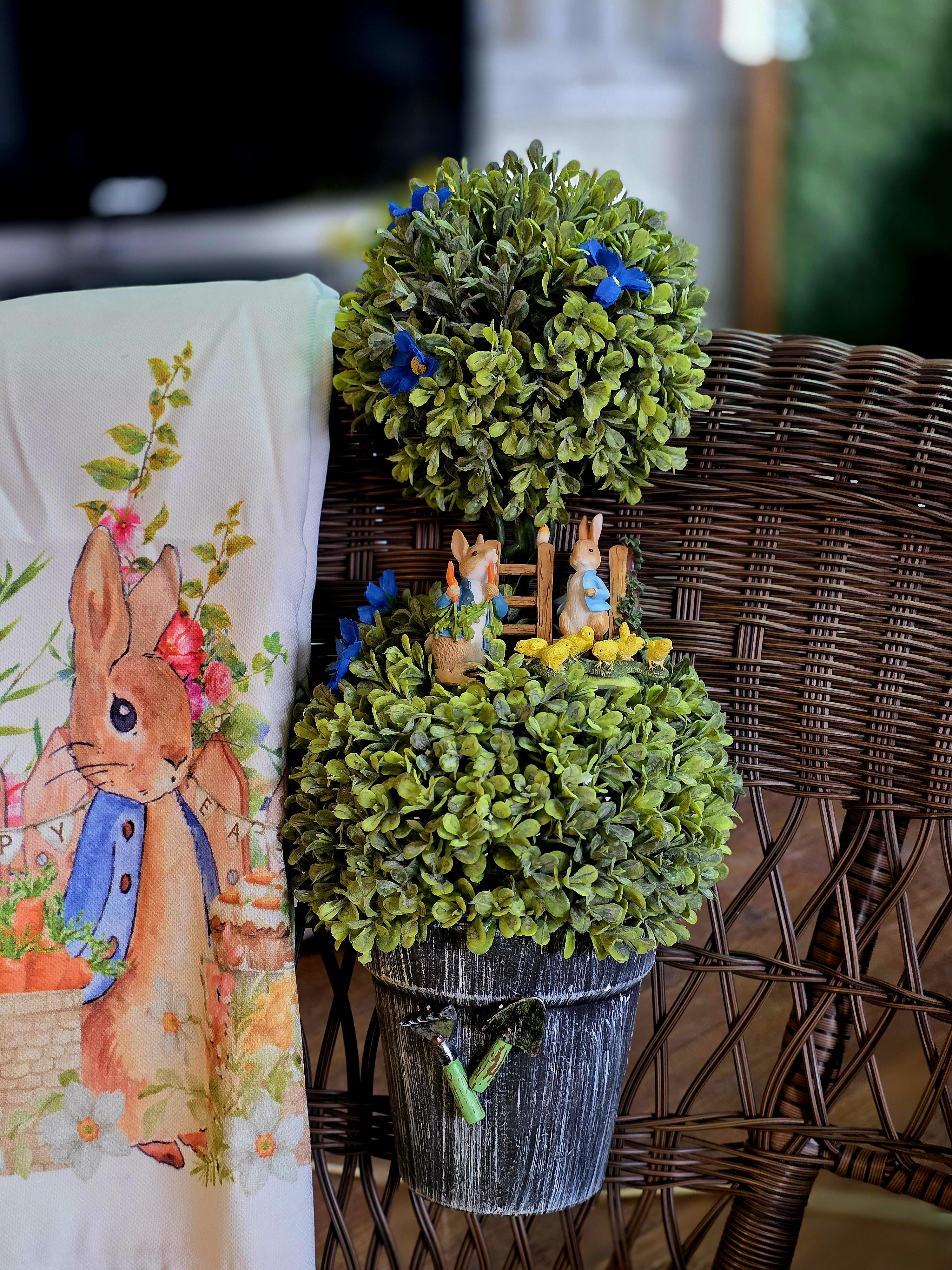 bunny civcivli kapı süsü