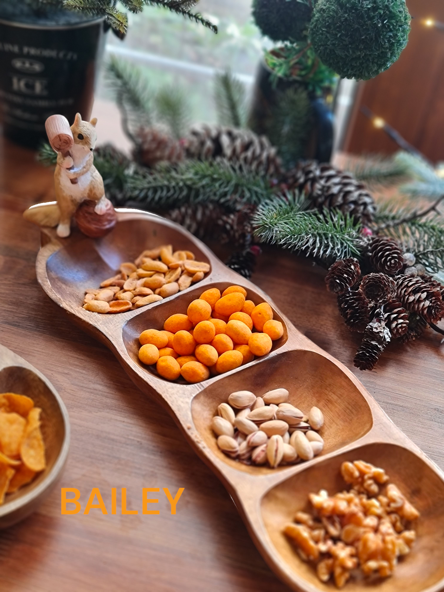 Ceviz kıran sincap kuruyemişlik 41*14 cm