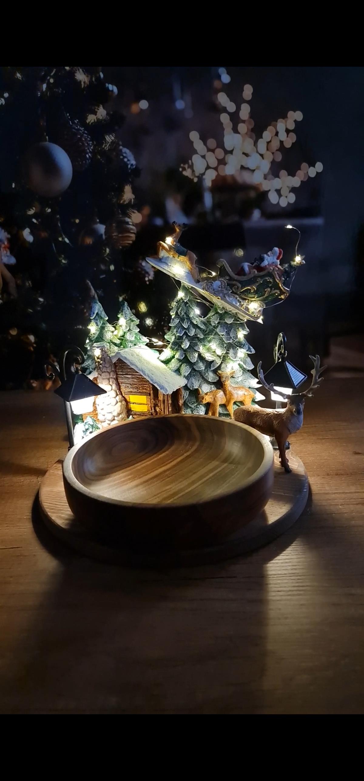 Chalet kuruyemişlik ışıklı,sokak lambalı