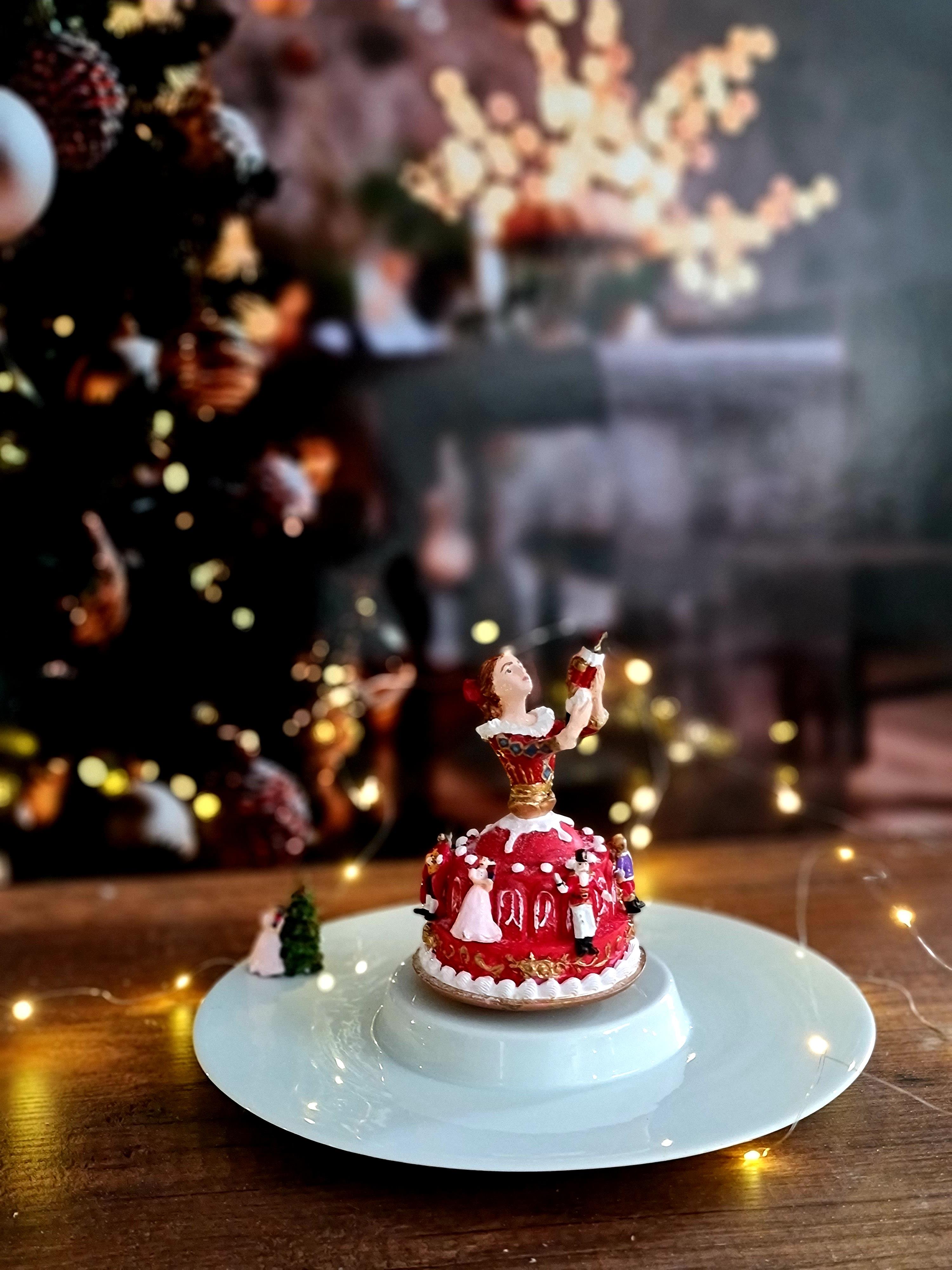 Clara 29 cm red sunum tabağı