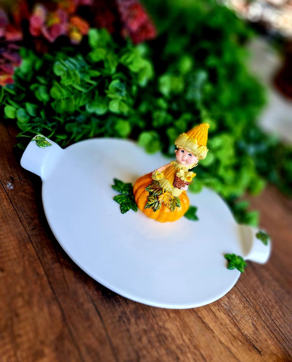 Corn Girl dönen tabak