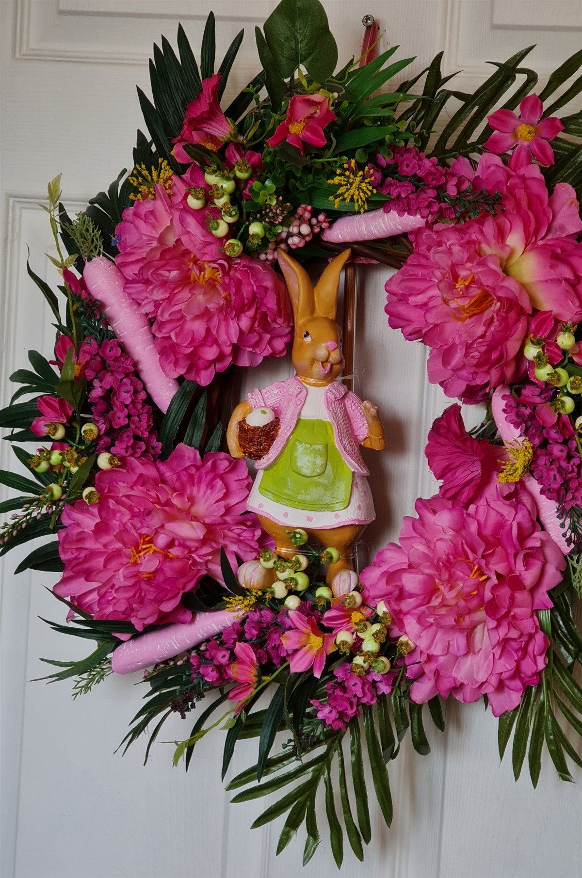 easter çelenk pinky 50 cm