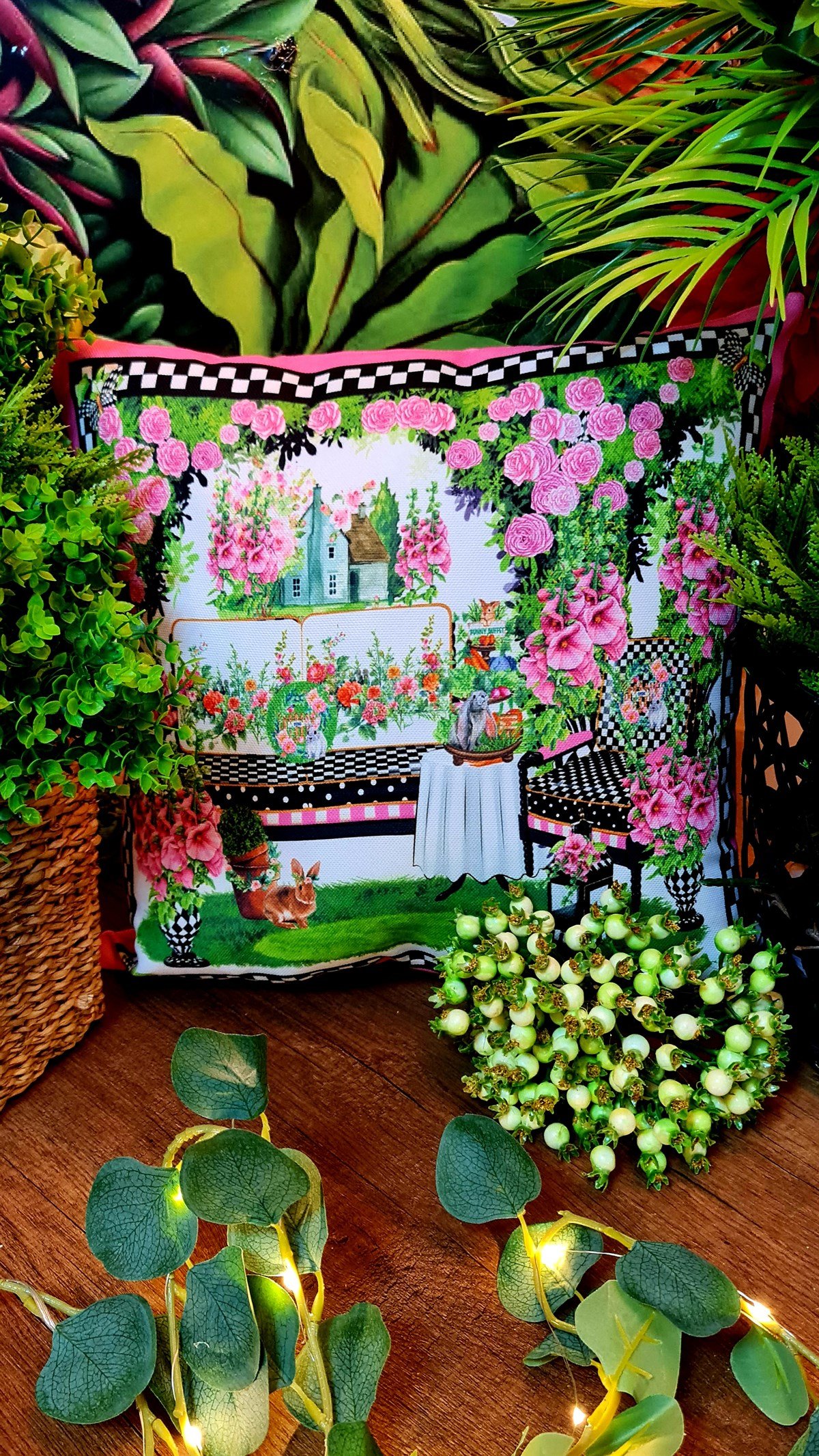 easter pink kırlent 1