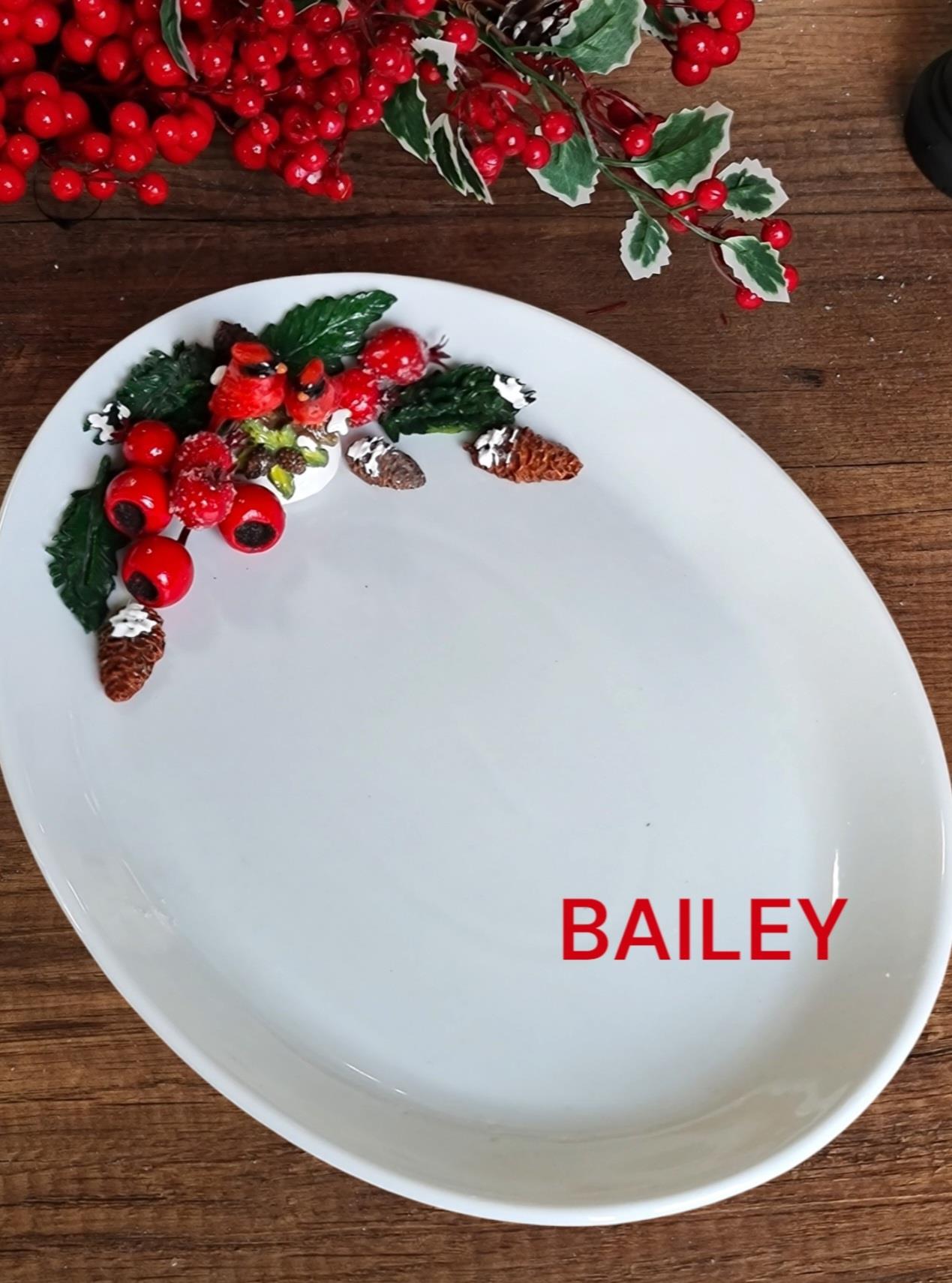 Hooly&Pine kayık tabak 37 cm