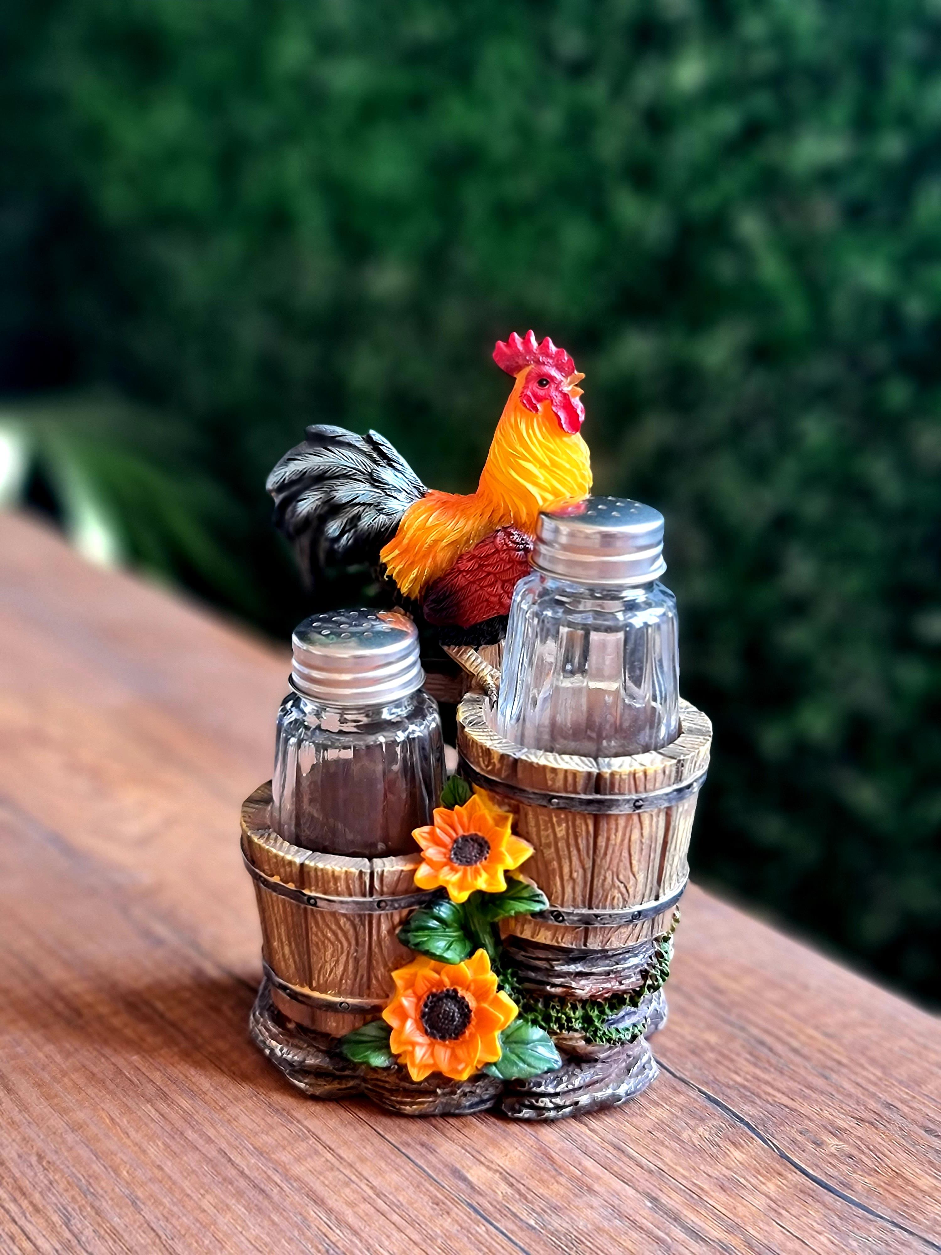 Horozlu tuzluk biberlik 17 cm