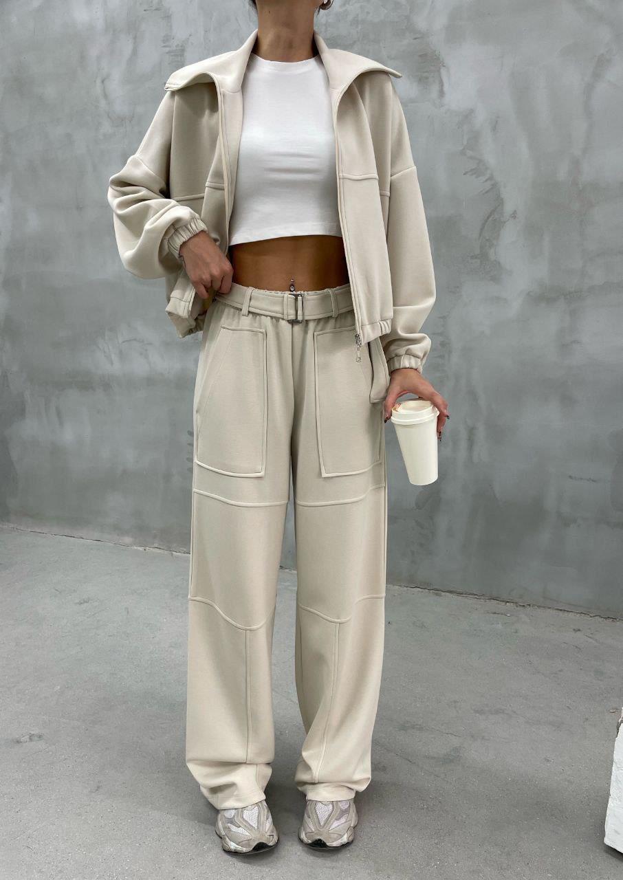 kemer detaylı takım taş rengi