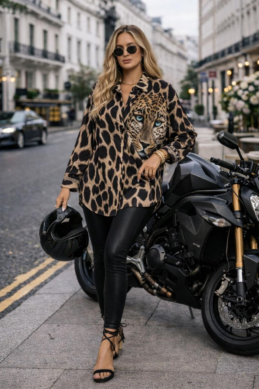 Leopar gömlek