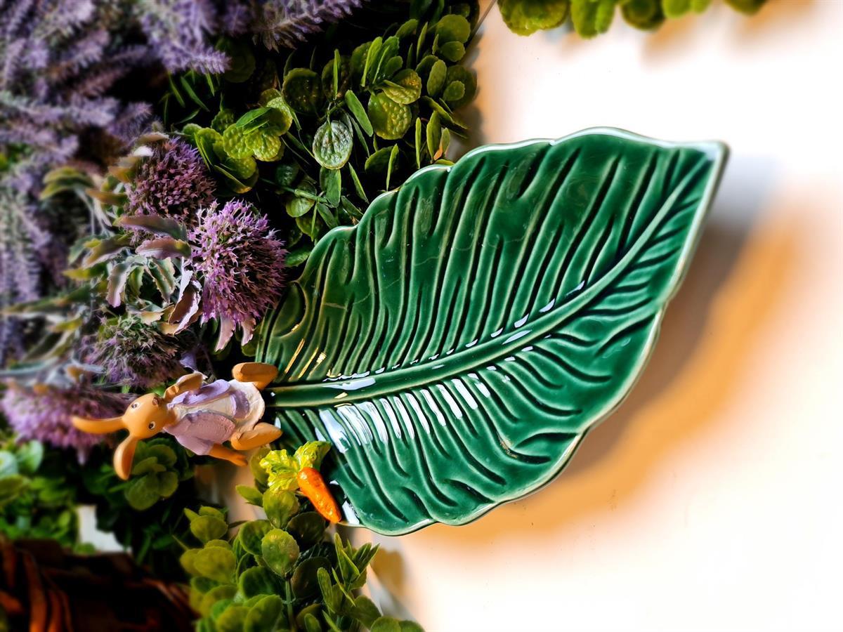 lila çukur kayık tabak 30 cm