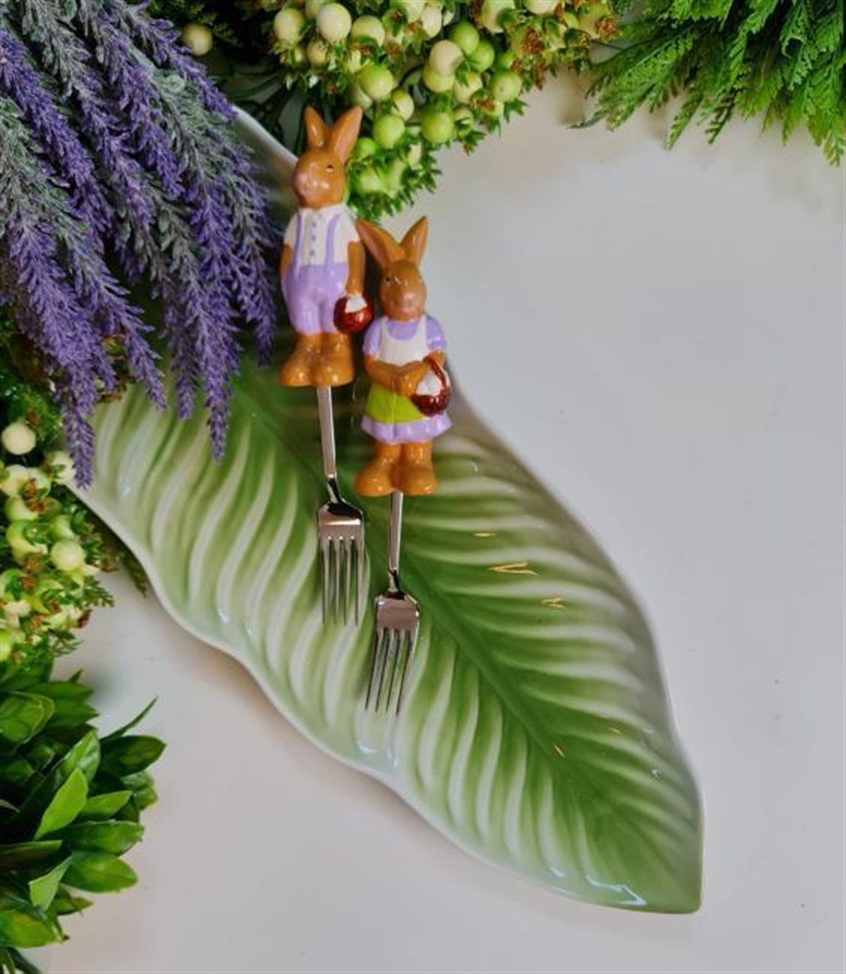 lilly servis çatal set 2 li