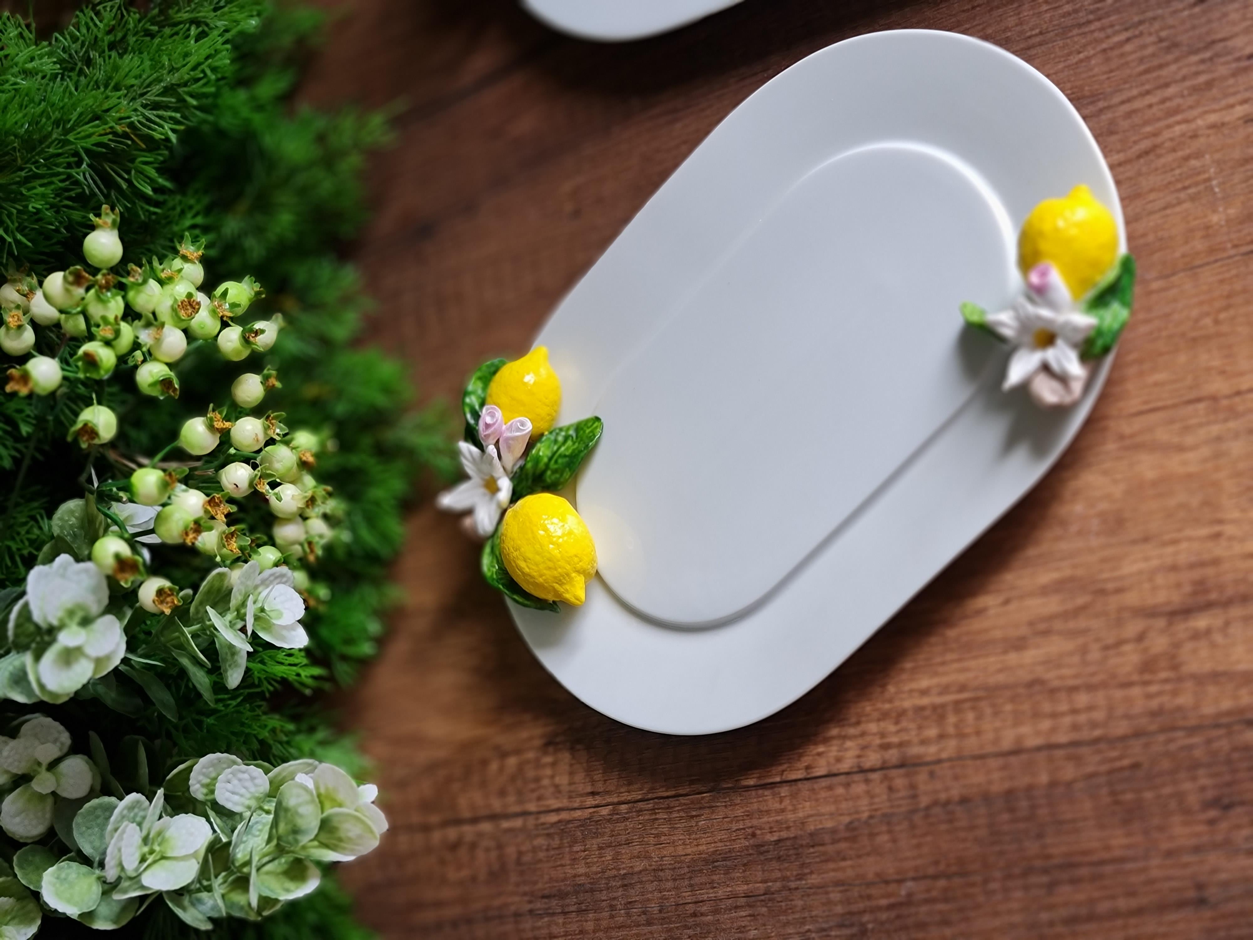 Limonlu flat tabak 28  cm