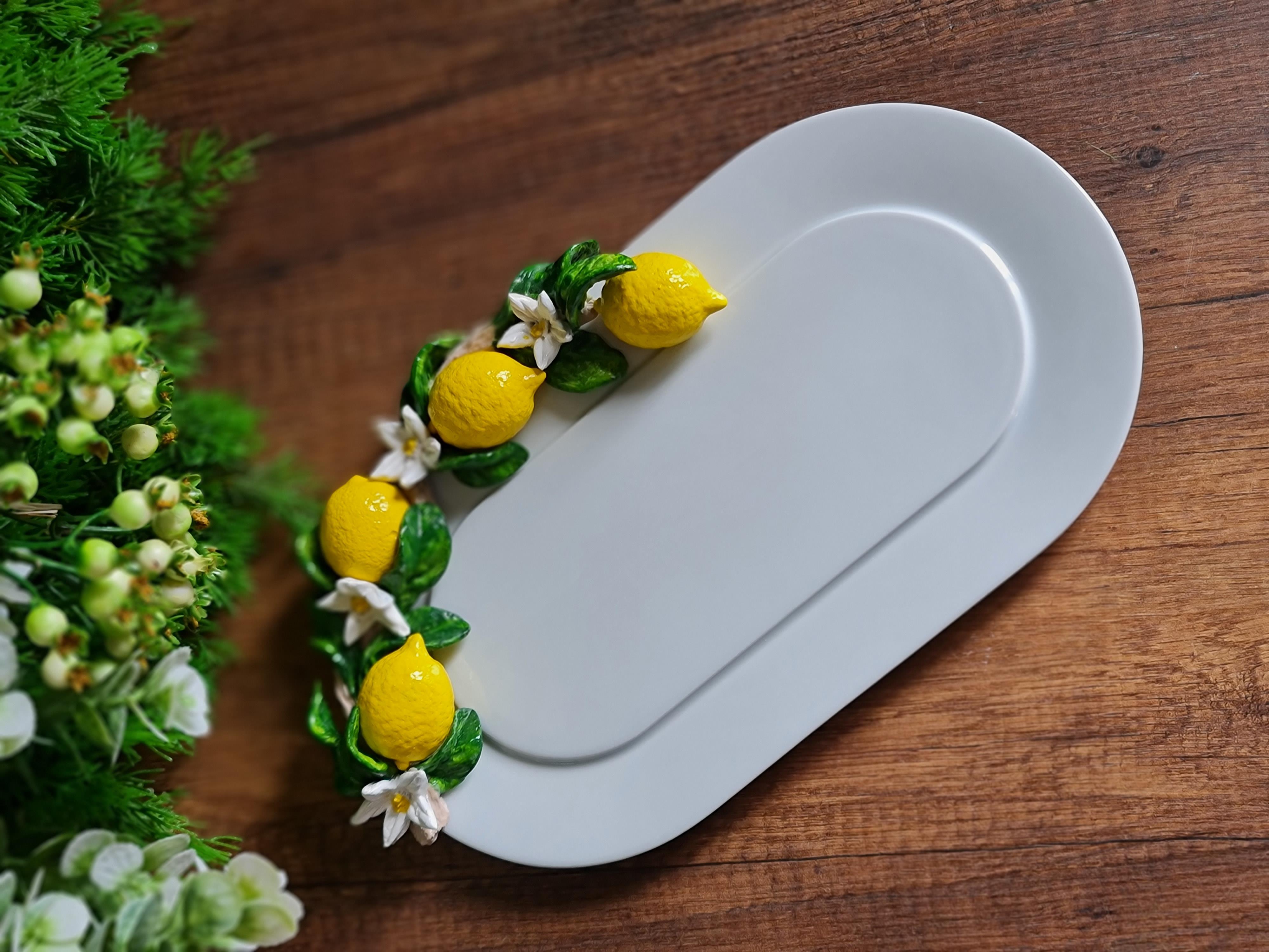 Limonlu flat tabak 34 cm