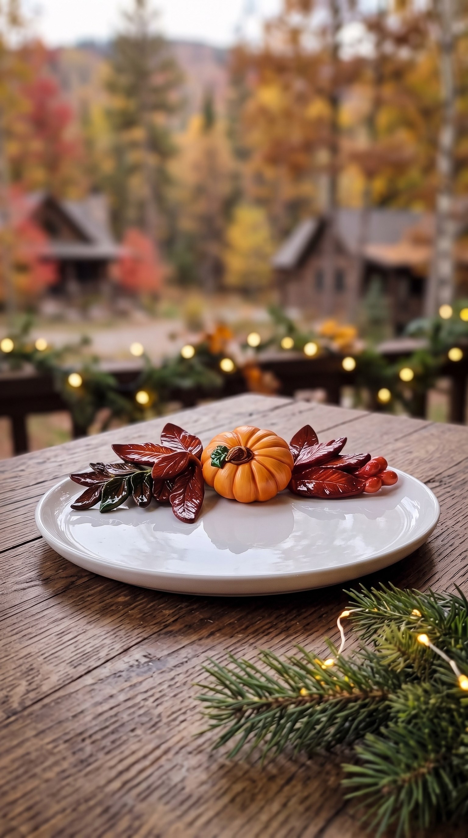 marsala&pumpkin servis tabak 29 cm