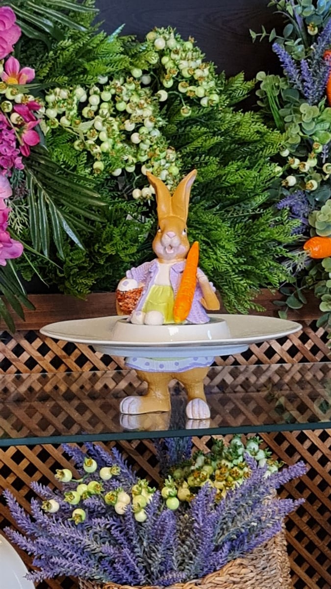 Minny Rabbit lila servis 29 cm