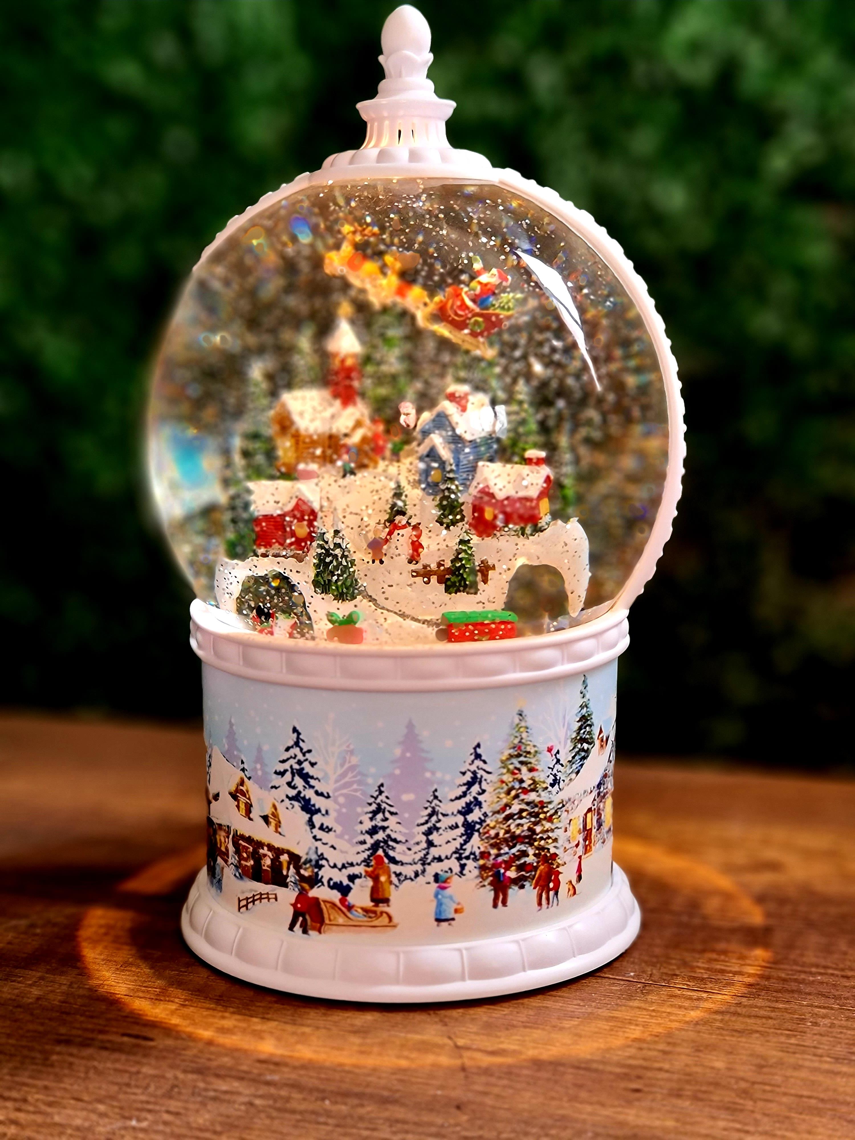 Northpole ışıklı,müzikli kar küresi