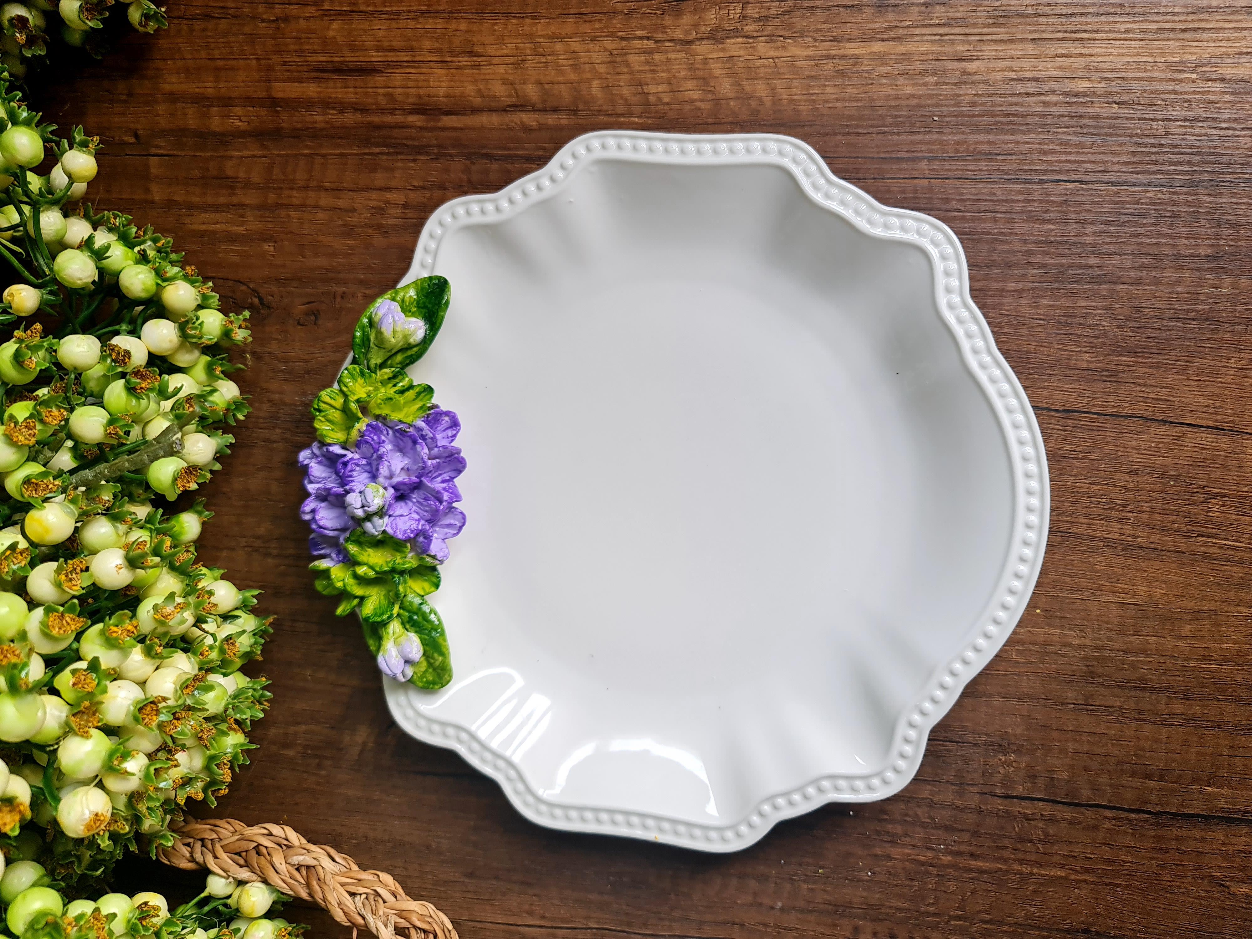 Ortanca servis tabağı