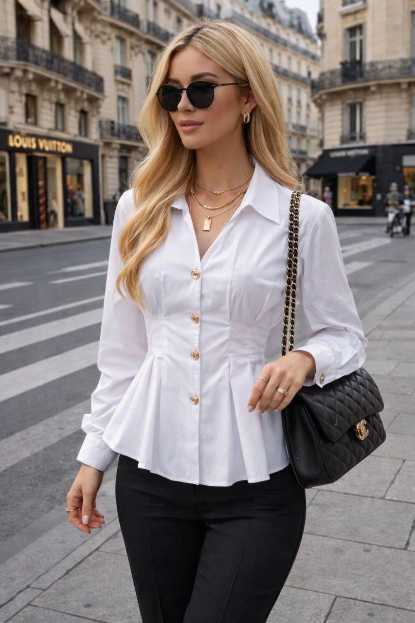 pensli gömlek beyaz