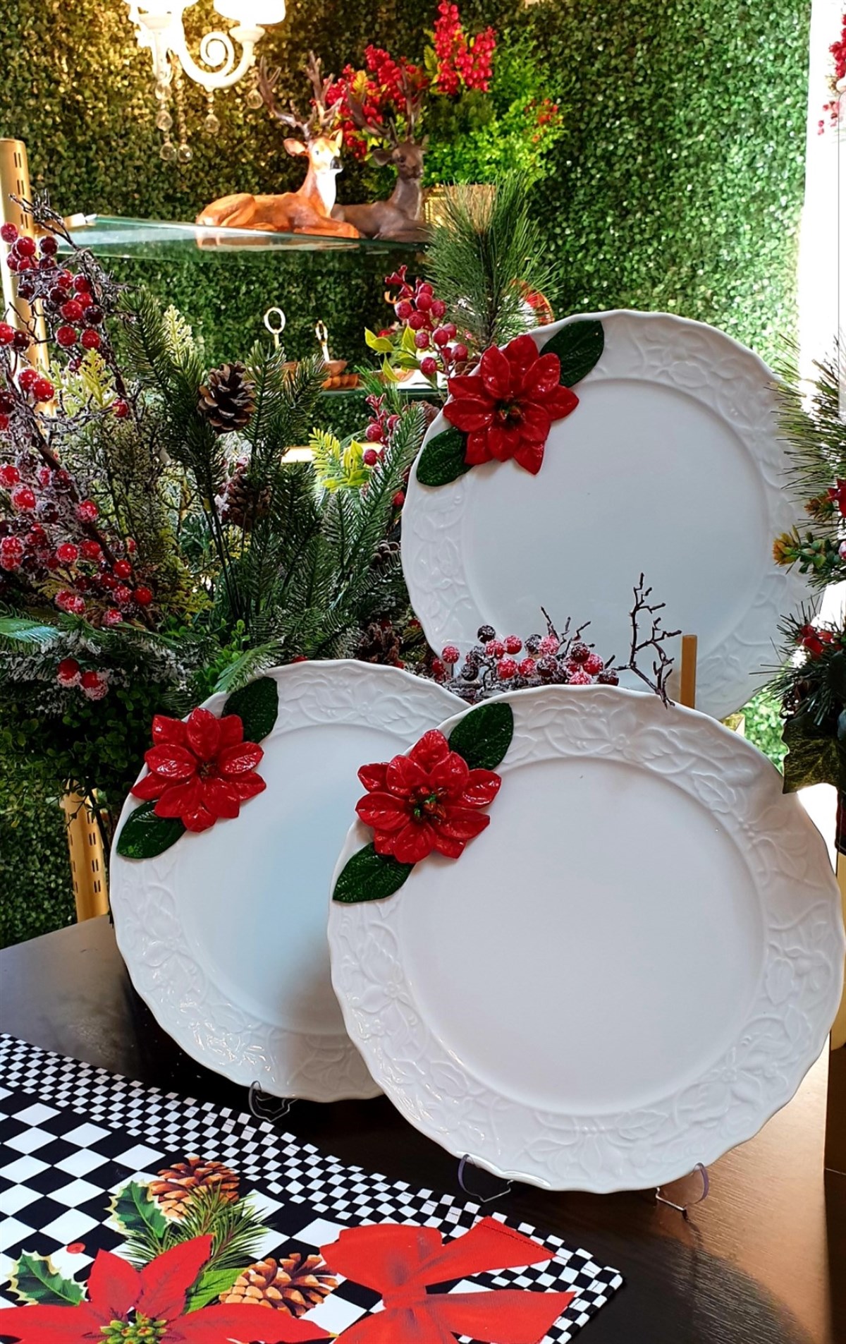 poinsettia 29 cm servis