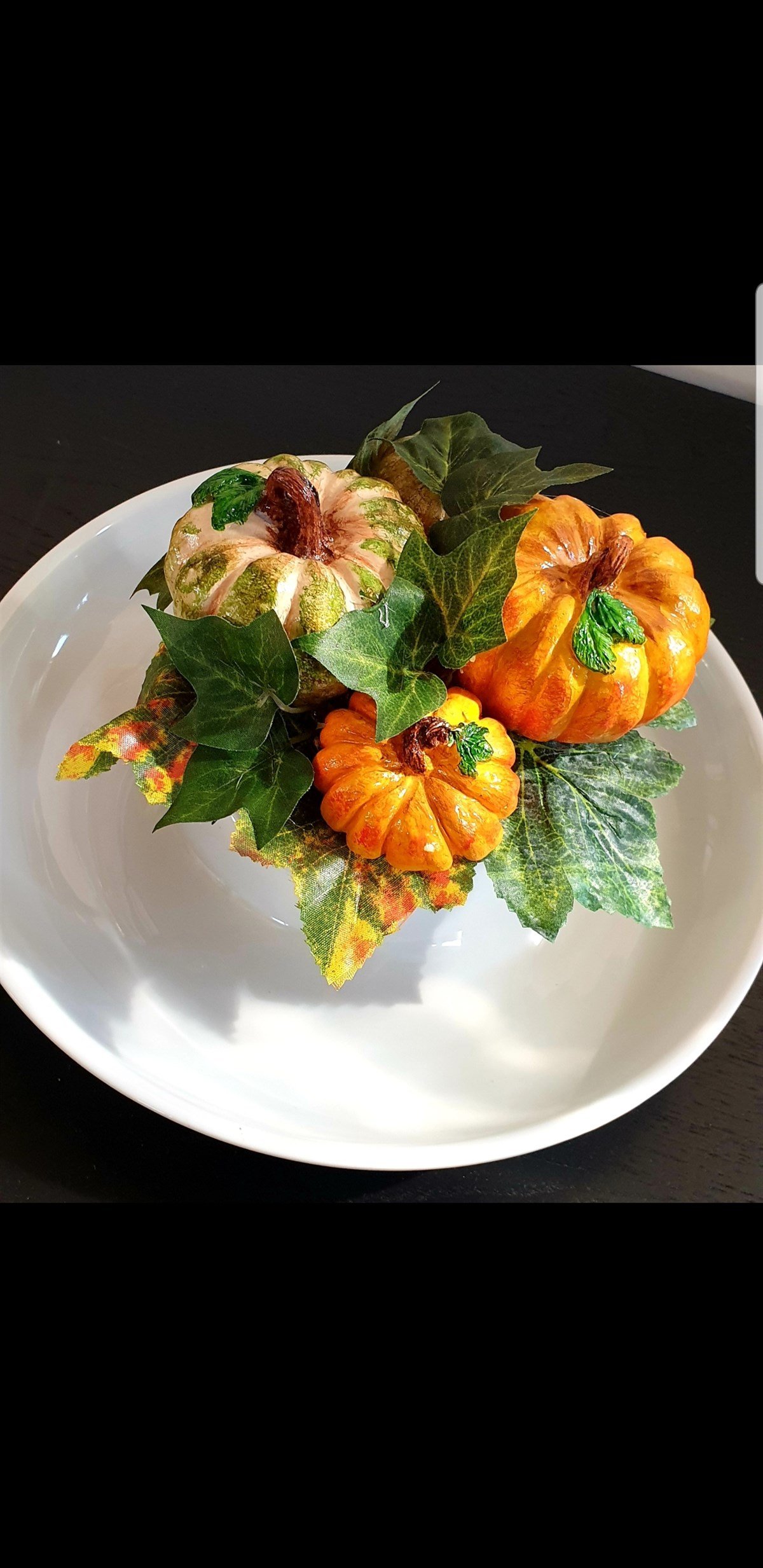 PUMPKİN DECORLU TABAK 30 CM