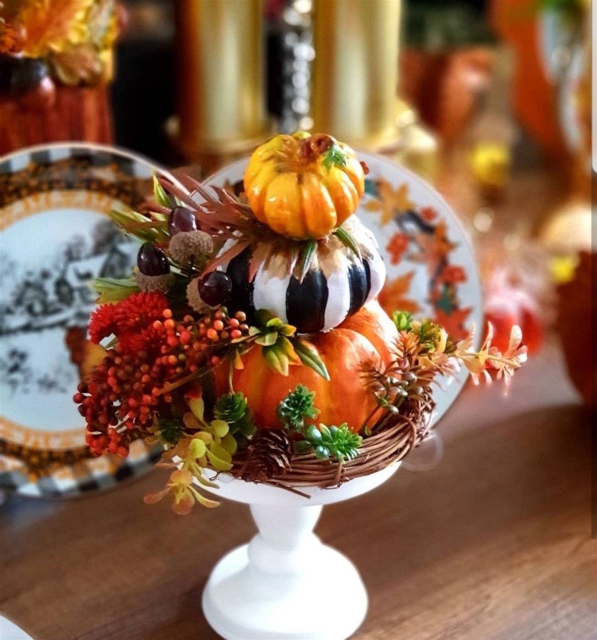 PUMPKİN TRİPLE DECO