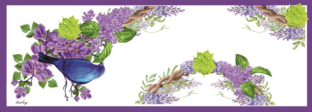 LİLAC RUNNER 136*45 CM