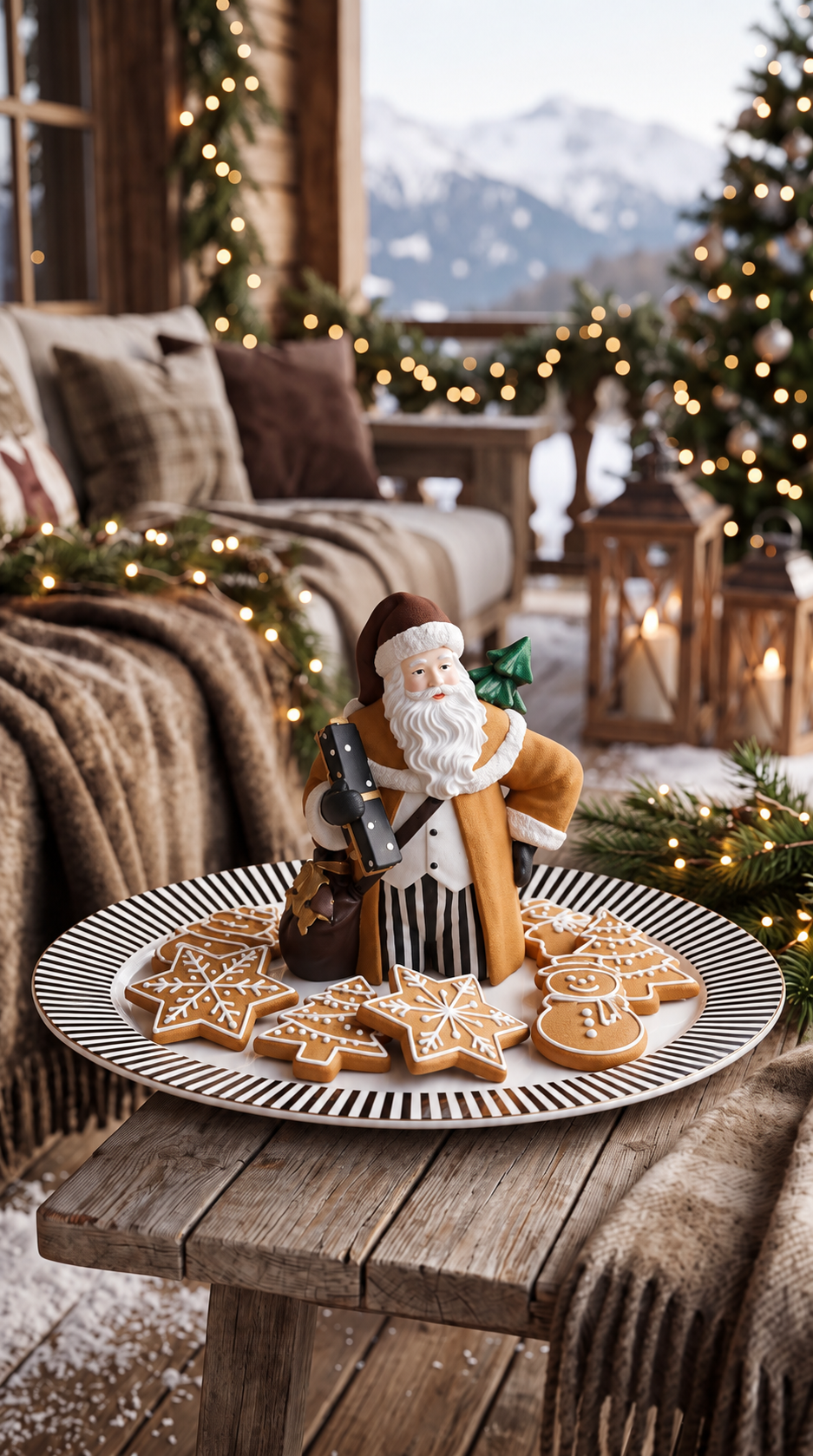santa caramel kayık tabak