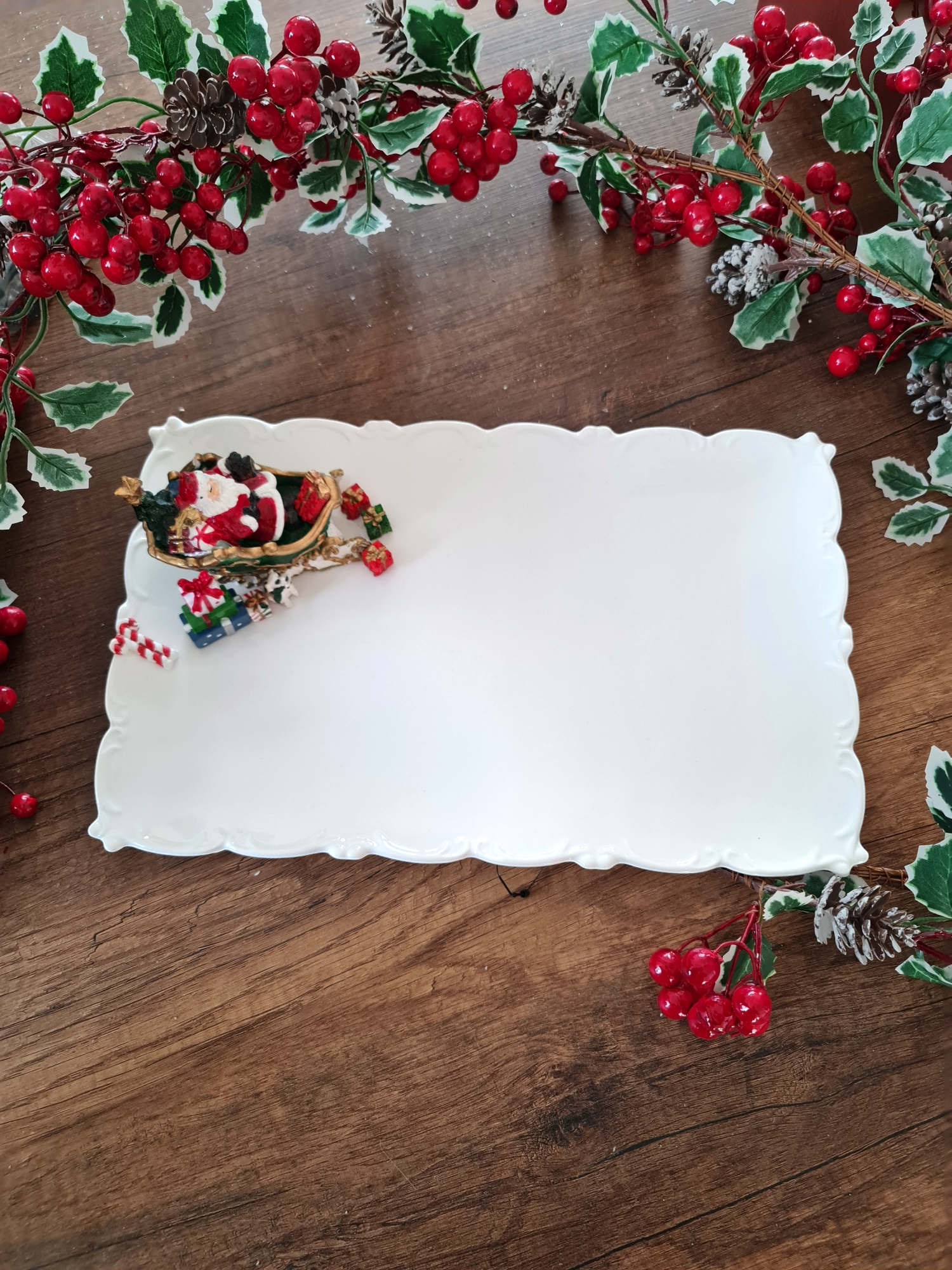 santa dikdörtgen tabak