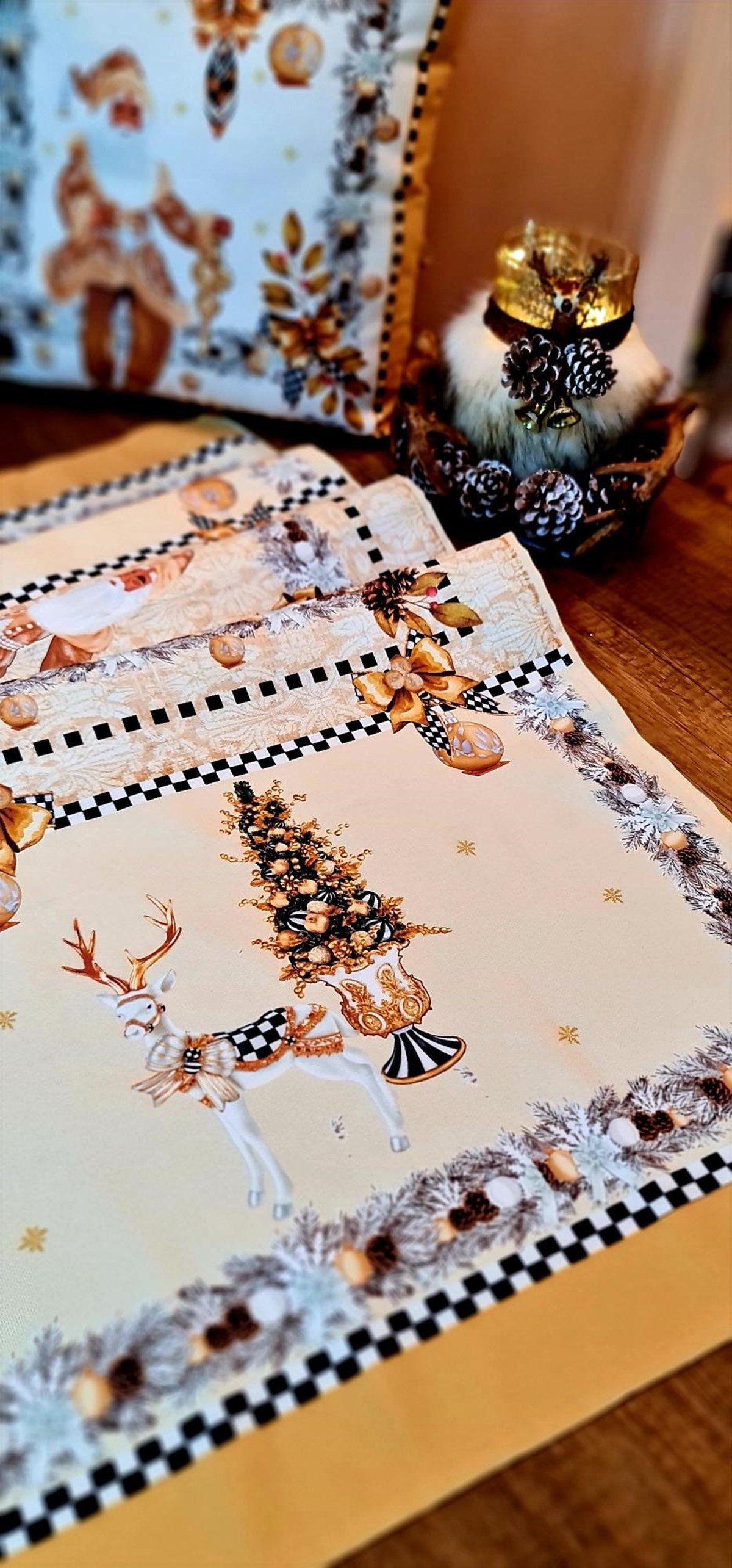 Santa runner 140*55 cm