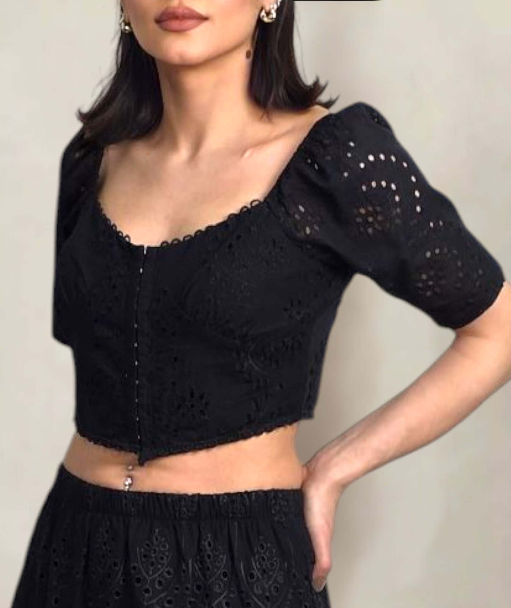 siyah fisto bluz