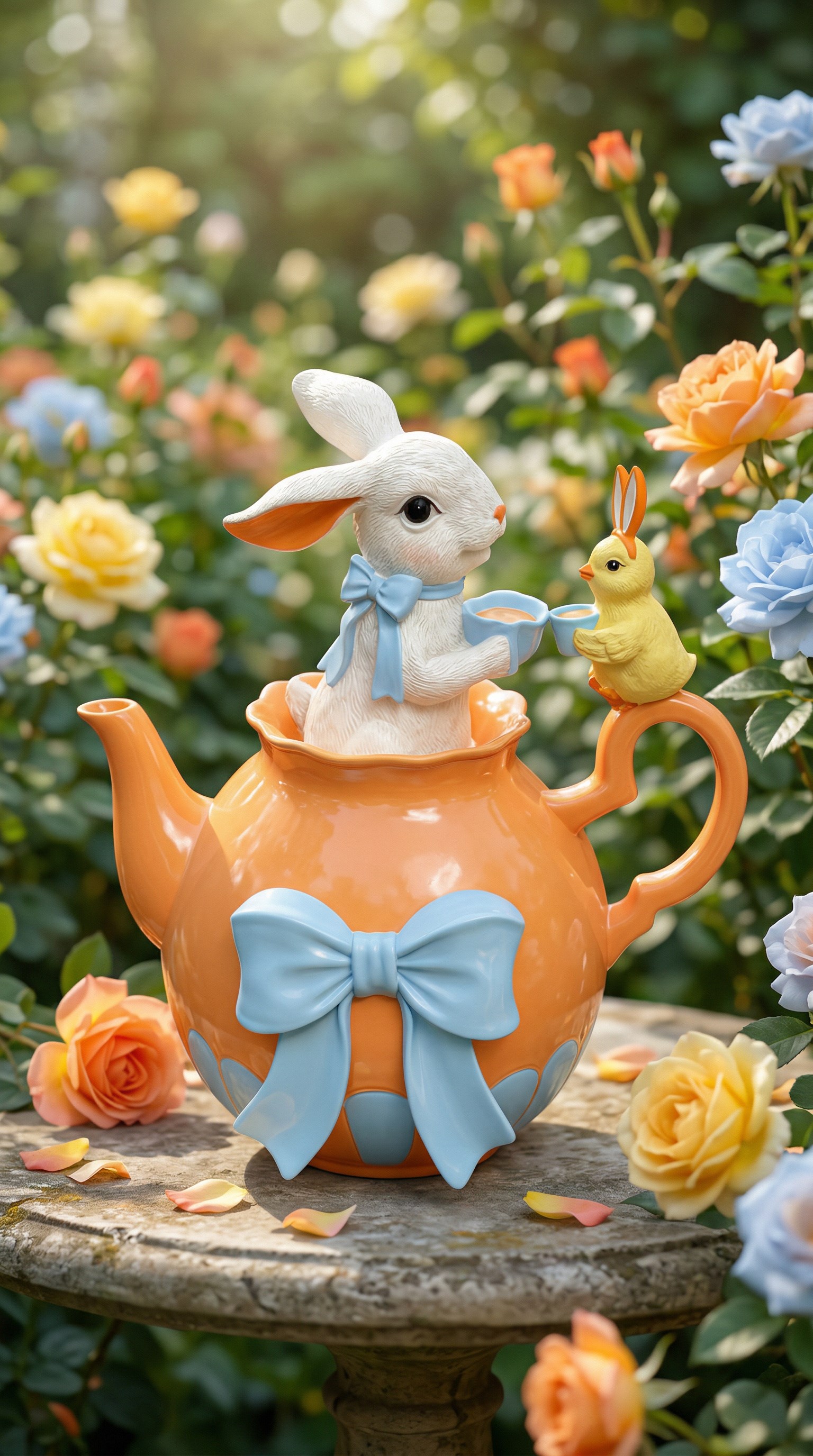 teapot tavşan deco 26 cm