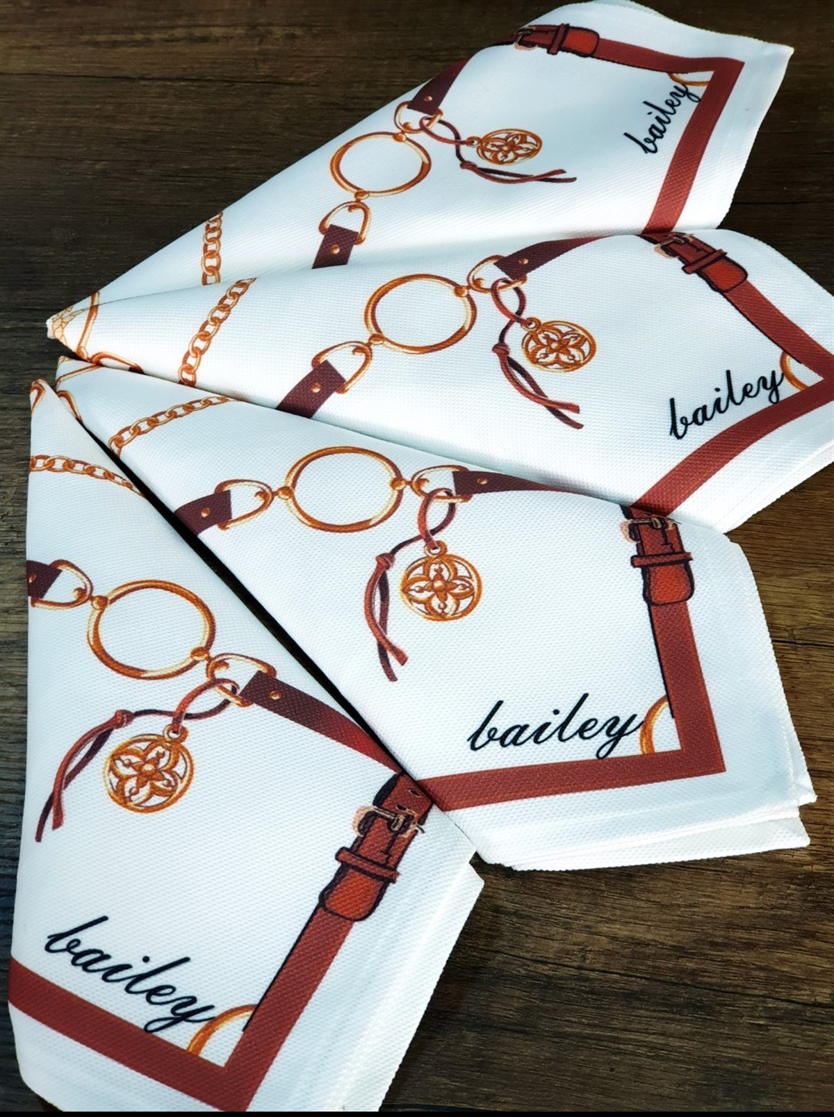 vintage horses peçete 6 lı 40*40 cm