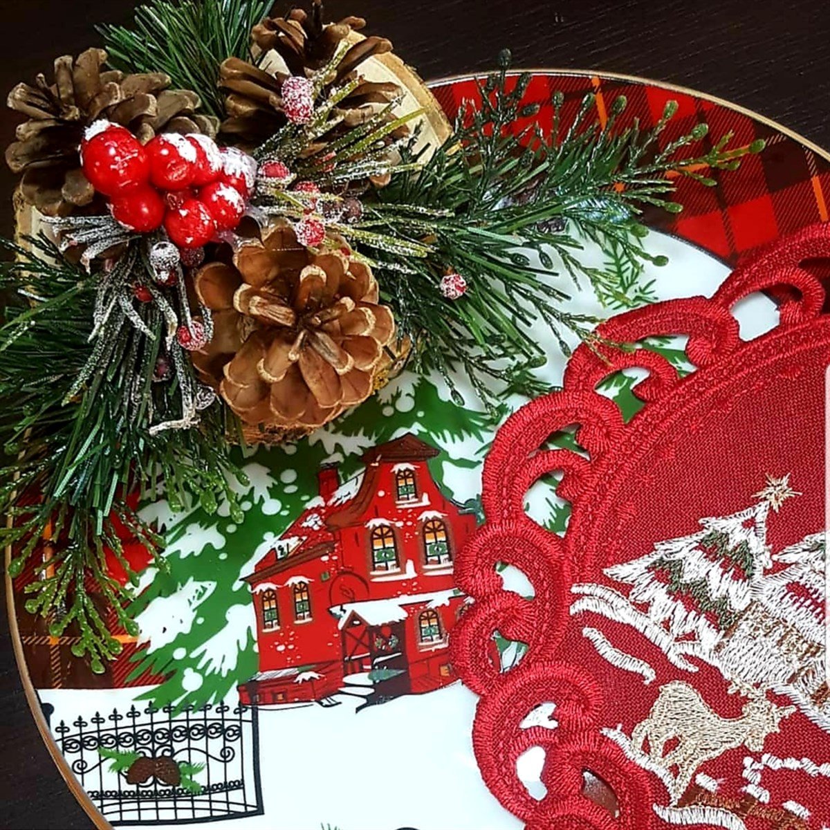 WİNTER TALE peçete süsü