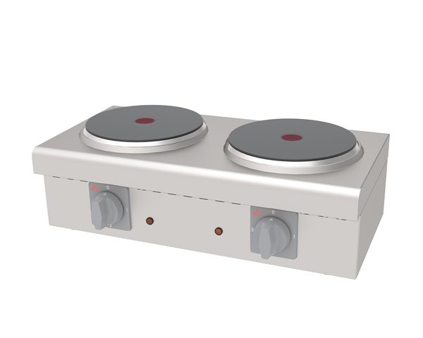 Atalay AEO-02 Elektrikli Mini Ocak 2 Plateli Set Üstü 63x36x17