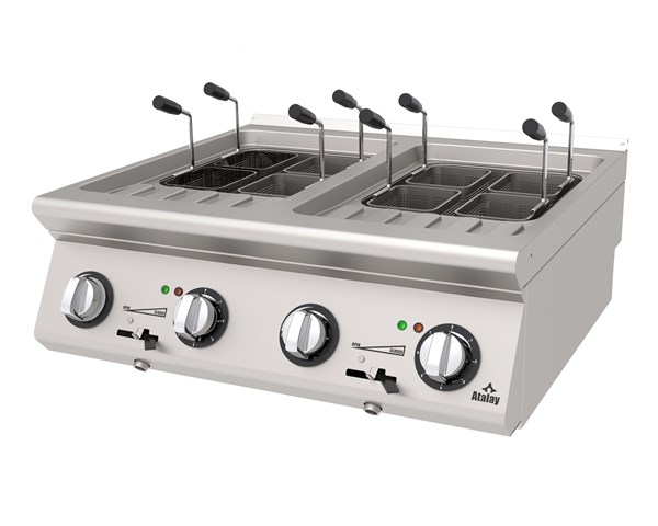 Atalay AMP-873 Makarna Haşlama Makinesi Elektrikli 8 Sepetli 80x73x30