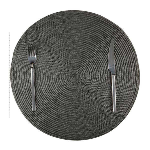 Biradlı Brd-1838 Amerikan Servis Yuvarlak Pvc Siyah 38 Cm