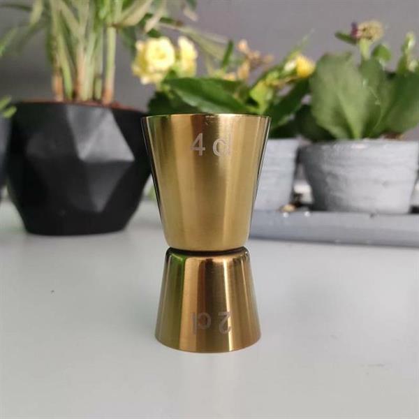 Biradlı Brd-Ef95-Altın İkili Jigger 2/4 Cl - Altın