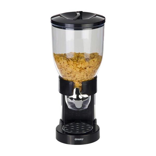 Biradlı Grv-10413 Tekli Corn Flakes Dispenser 3,5 L Siyah