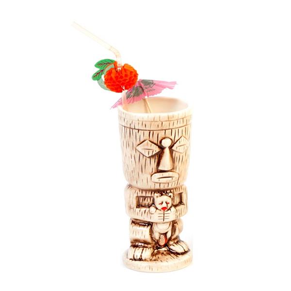 Biradlı Grv-20216 Seramik Tiki Mug 7x21 Cm 500 Cc